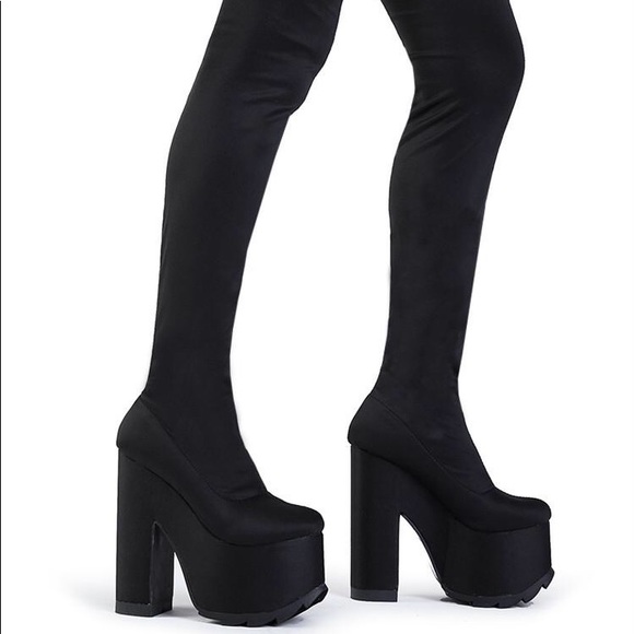 yru thigh high boots